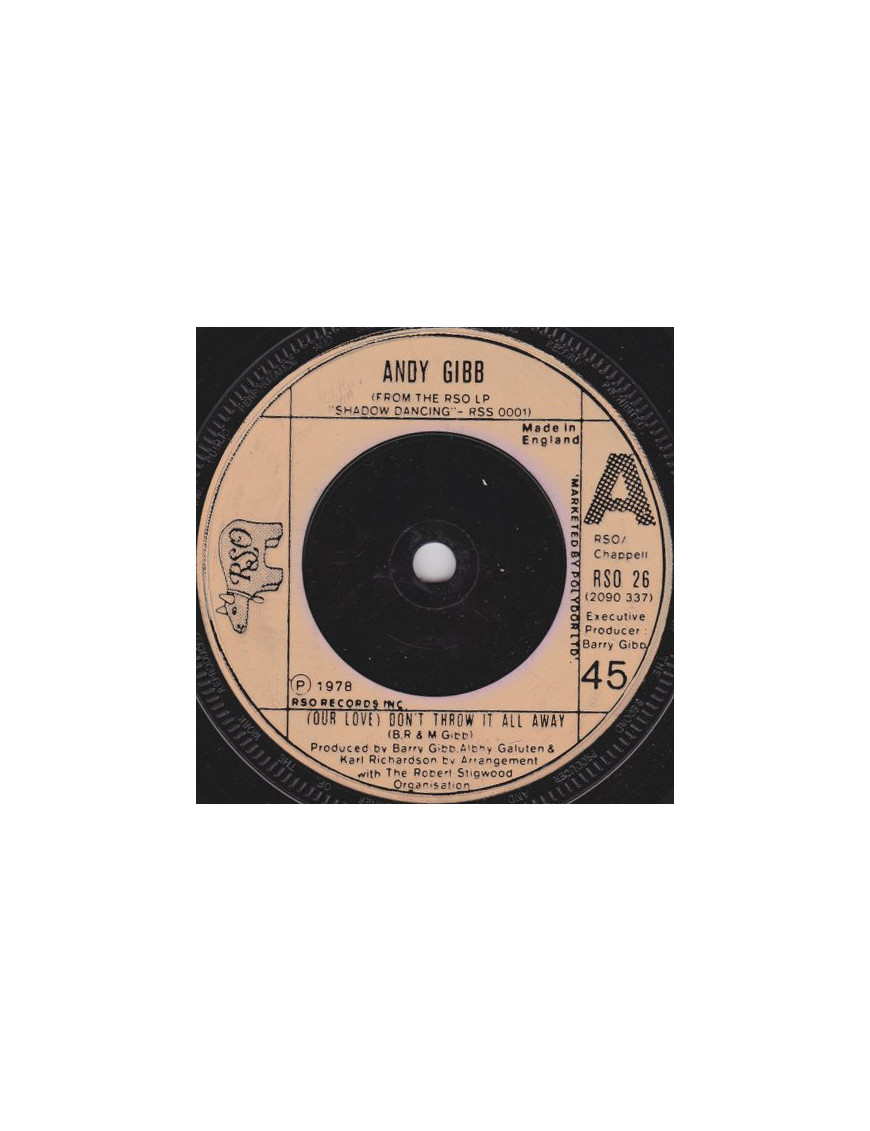 (Our Love) Ne jetez pas tout [Andy Gibb] - Vinyl 7", 45 RPM, Single