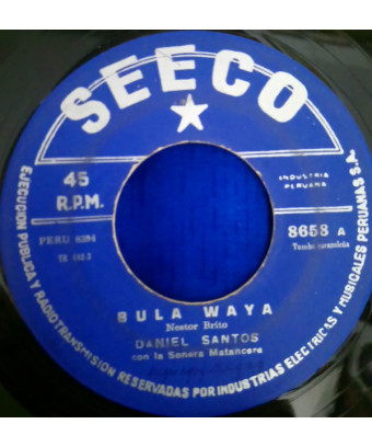 Bula Waya Asi Es La Humanidad [Daniel Santos] - Vinyl 7", 45 RPM, Single [product.brand] 1 - Shop I'm Jukebox 
