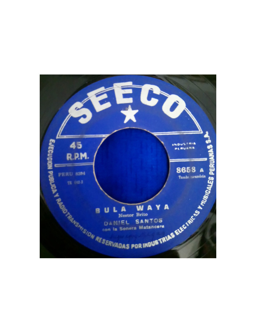 Bula Waya   Asi Es La Humanidad [Daniel Santos] - Vinyl 7", 45 RPM, Single