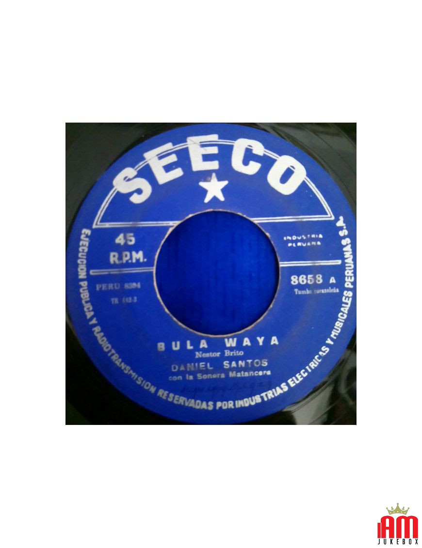 Bula Waya Asi Es La Humanidad [Daniel Santos] - Vinyl 7", 45 RPM, Single [product.brand] 1 - Shop I'm Jukebox 