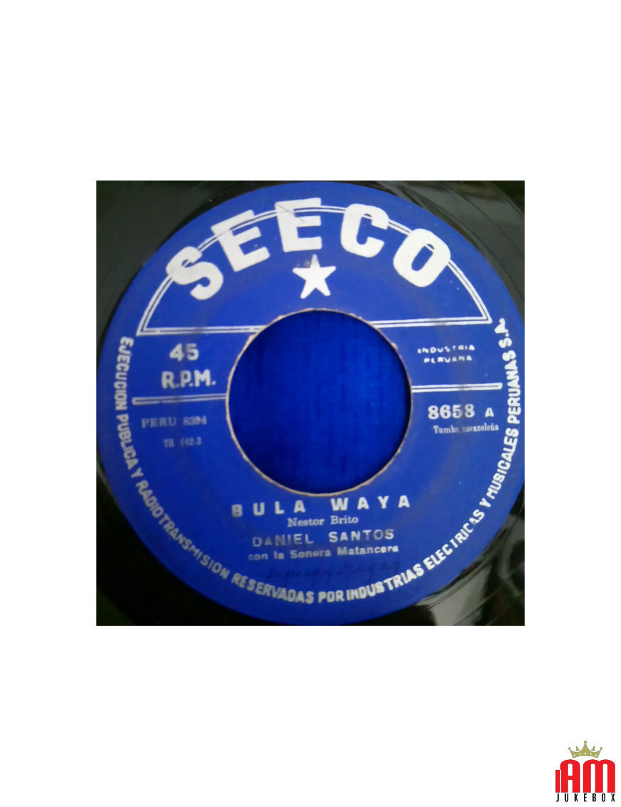 Bula Waya Asi Es La Humanidad [Daniel Santos] - Vinyl 7", 45 tours, Single [product.brand] 1 - Shop I'm Jukebox 