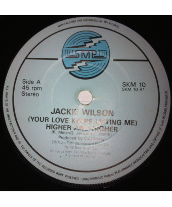 (Your Love Keeps Lifting Me) De plus en plus haut [Jackie Wilson] - Vinyl 7", 45 RPM, Single