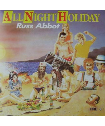 All Night Holiday [Russ Abbot] - Vinyle 7", 45 RPM, Single