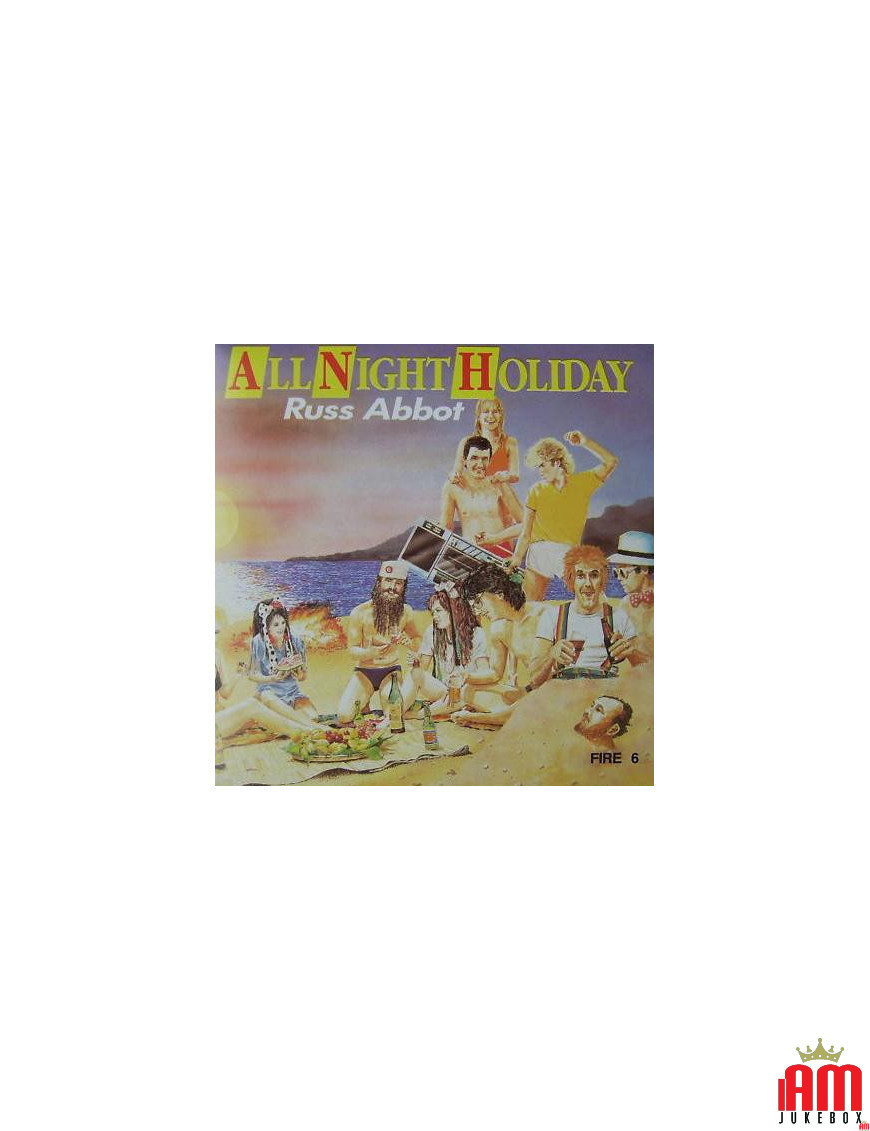 All Night Holiday [Russ Abbot] – Vinyl 7", 45 RPM, Single [product.brand] 1 - Shop I'm Jukebox 