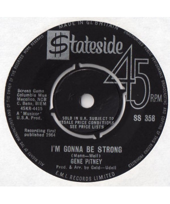 I'm Gonna Be Strong [Gene...