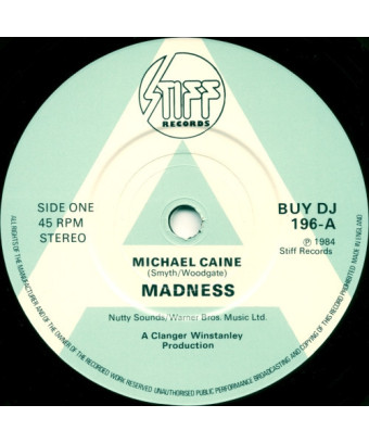 Michael Caine [Madness] - Vinyl 7", 45 RPM, Single, Promo, Stéréo [product.brand] 1 - Shop I'm Jukebox 