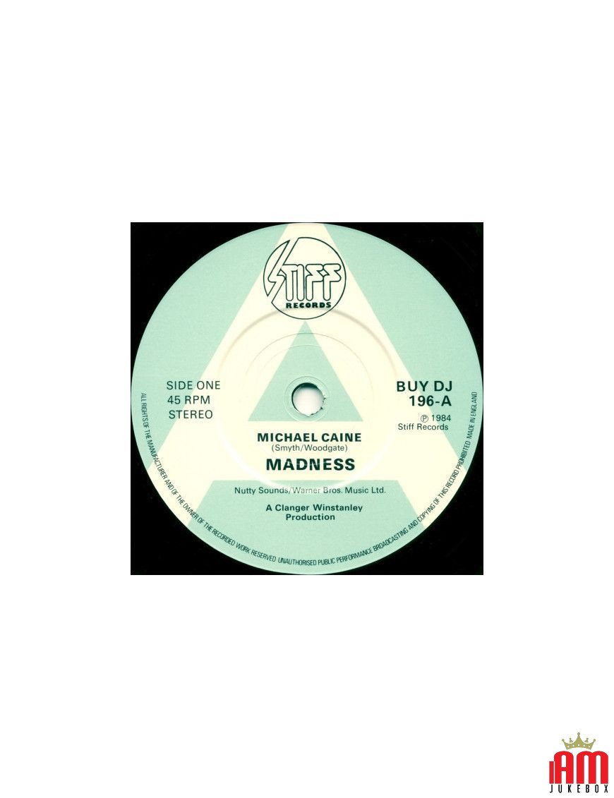 Michael Caine [Madness] – Vinyl 7", 45 RPM, Single, Promo, Stereo [product.brand] 1 - Shop I'm Jukebox 