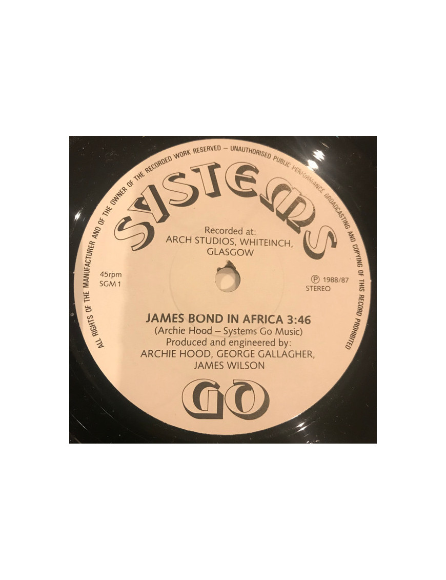 James Bond In Africa [Systems Go (2)] - Vinyl 7", 45 RPM, Stereo [product.brand] 1 - Shop I'm Jukebox 