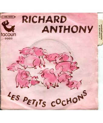 Les Petits Cochons [Richard Anthony (2)] – Vinyl 7", 45 RPM, Single [product.brand] 1 - Shop I'm Jukebox 