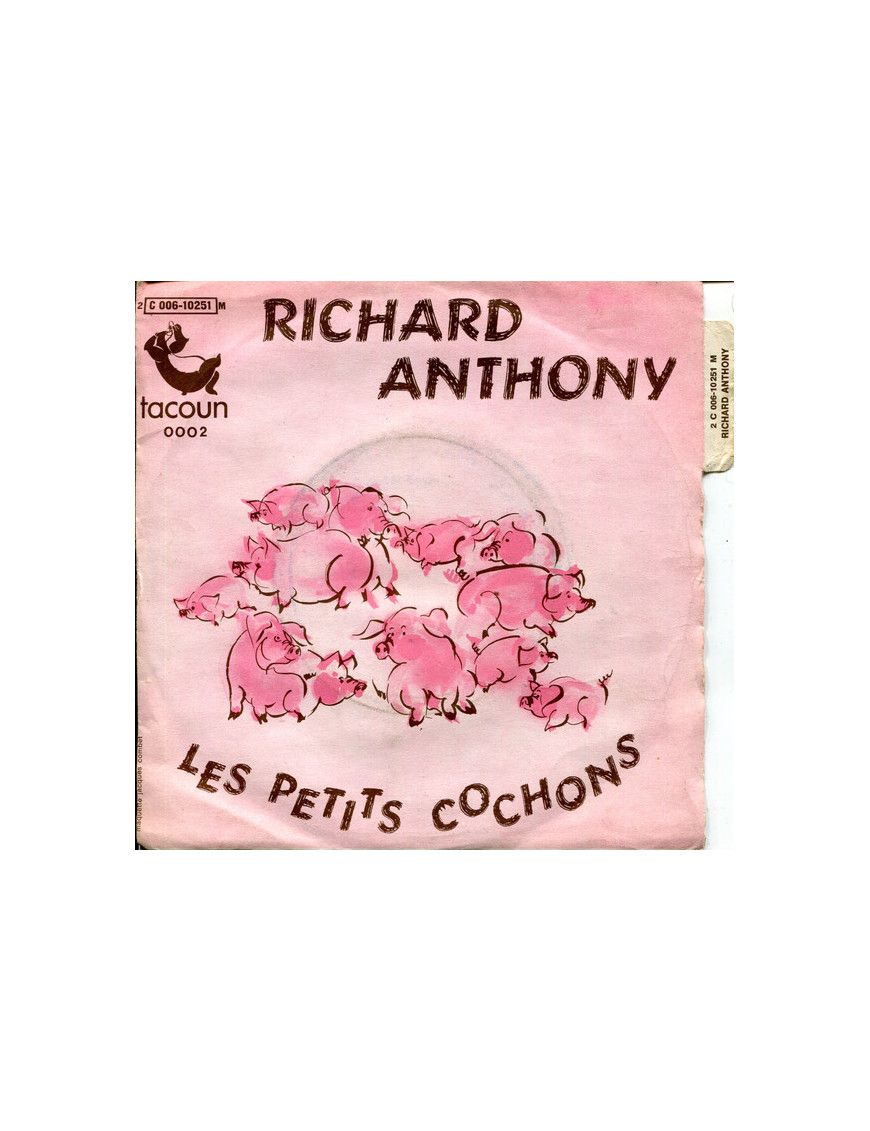 Les Petits Cochons [Richard Anthony (2)] – Vinyl 7", 45 RPM, Single [product.brand] 1 - Shop I'm Jukebox 