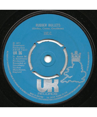 Rubber Bullets [10cc] - Vinyl 7", 45 RPM, Single [product.brand] 1 - Shop I'm Jukebox 