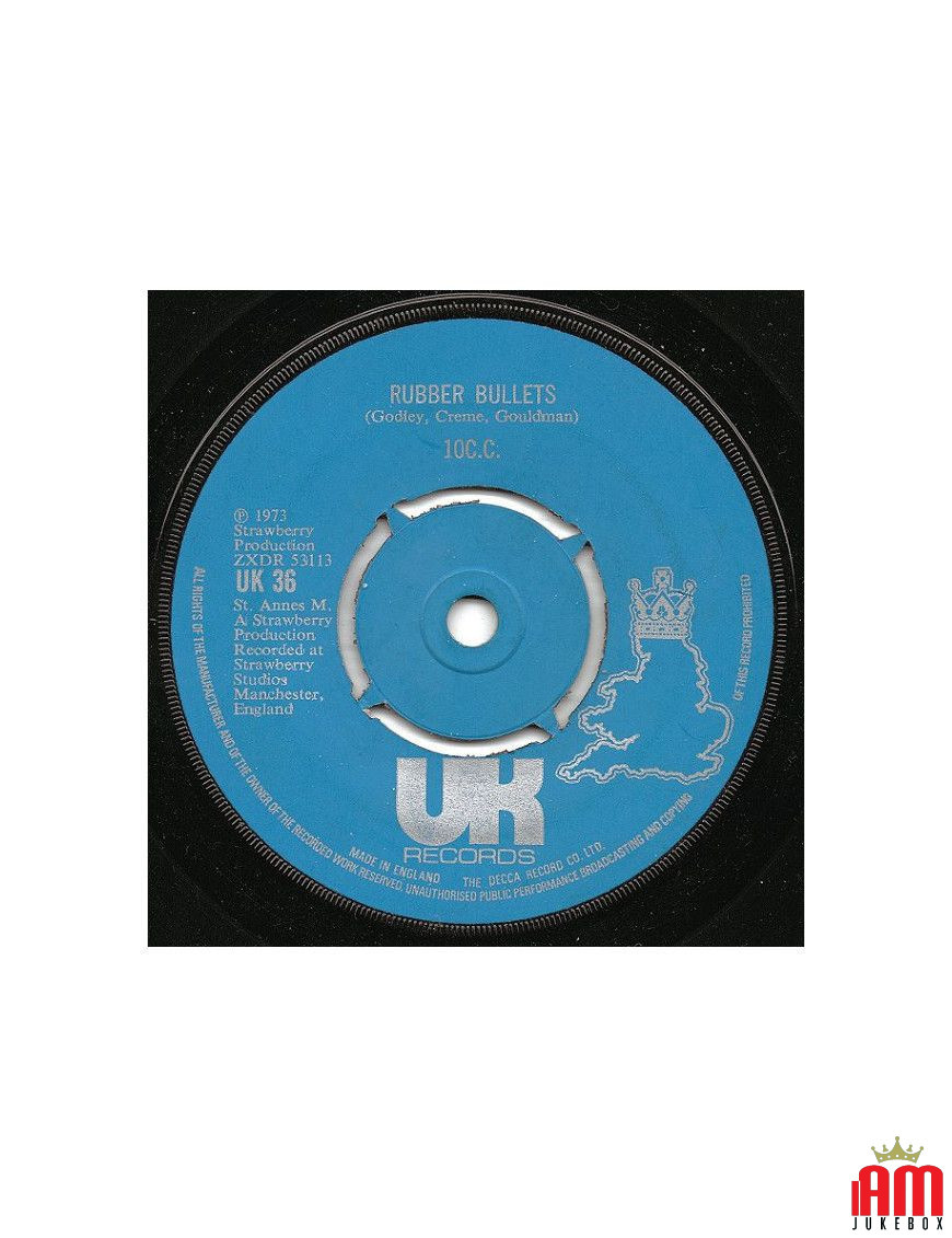 Rubber Bullets [10cc] - Vinyl 7", 45 RPM, Single [product.brand] 1 - Shop I'm Jukebox 