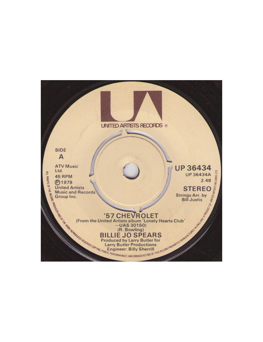 '57 Chevrolet [Billie Jo Spears] - Vinyle 7", 45 tours