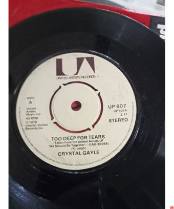 Trop profond pour les larmes [Crystal Gayle] - Vinyle 7", 45 tr/min, Single, Stéréo [product.brand] 1 - Shop I'm Jukebox 