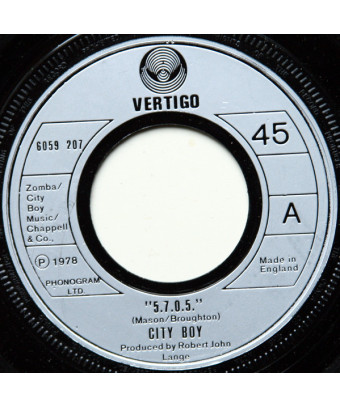 5.7.0.5. [City Boy] - Vinyl 7", 45 RPM
