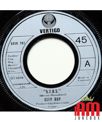 5.7.0.5. [City Boy] - Vinyle 7", 45 tours [product.brand] 1 - Shop I'm Jukebox 