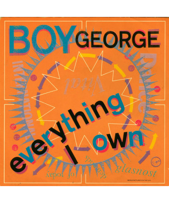 Everything I Own [Boy George] - Vinyl 7", 45 RPM, Single [product.brand] 1 - Shop I'm Jukebox 