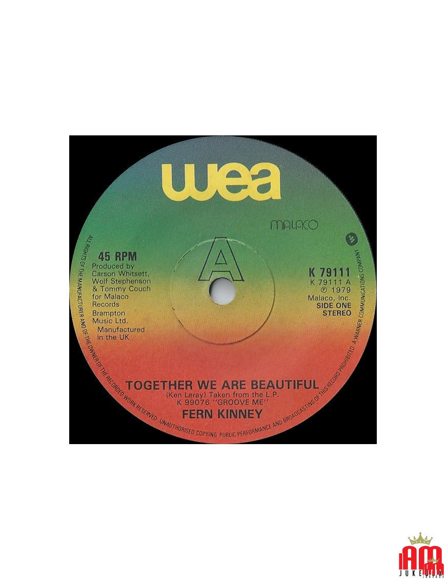 Ensemble, nous sommes beaux [Fern Kinney] - Vinyl 7", 45 RPM, Single