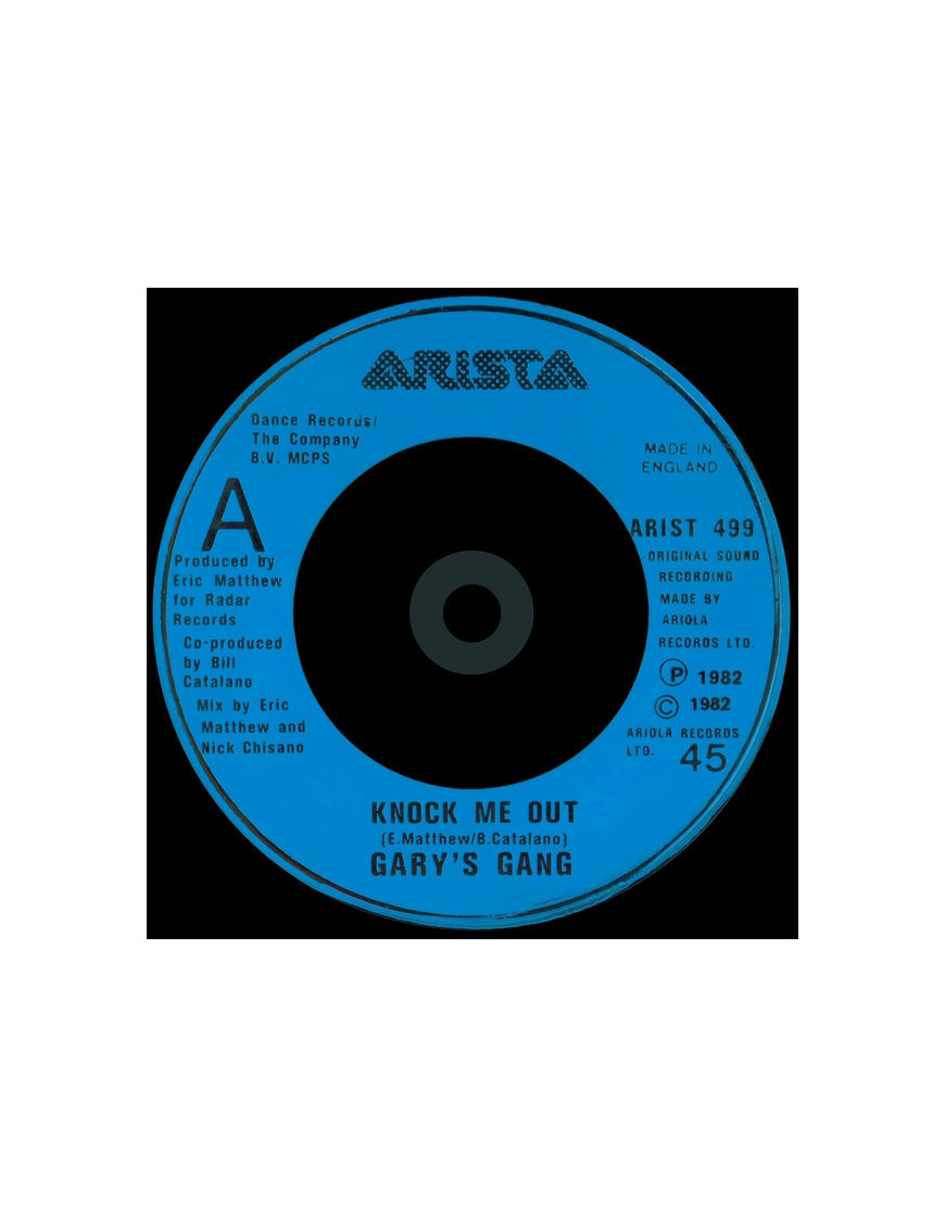 Knock Me Out [Gary's Gang] – Vinyl 7", 45 RPM, Single [product.brand] 1 - Shop I'm Jukebox 