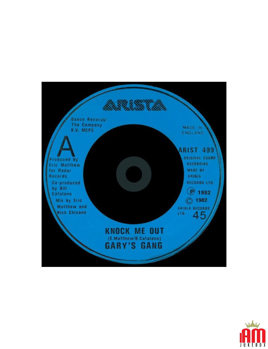 Knock Me Out [Gary's Gang] – Vinyl 7", 45 RPM, Single [product.brand] 1 - Shop I'm Jukebox 