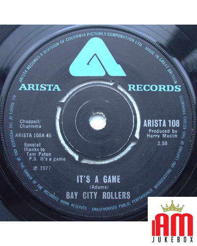 It's A Game [Bay City Rollers] - Vinyl 7", 45 RPM, Single [product.brand] 1 - Shop I'm Jukebox 