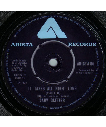 Ça prend toute la nuit [Gary Glitter] - Vinyl 7", 45 RPM, Single [product.brand] 1 - Shop I'm Jukebox 