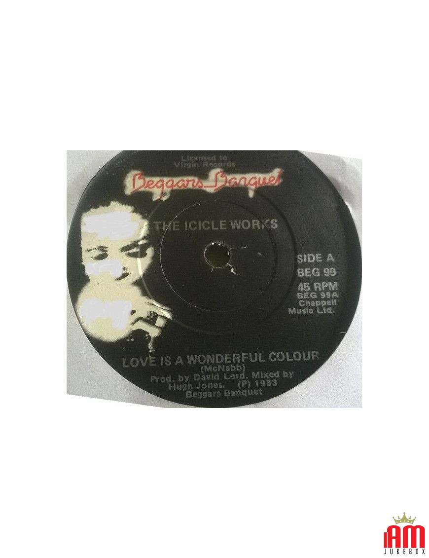 L'amour est une couleur merveilleuse [The Icicle Works] - Vinyle 7", 45 tr/min, Single [product.brand] 1 - Shop I'm Jukebox 