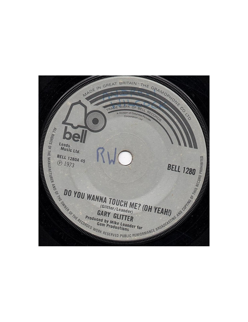 Do You Wanna Touch Me? [Gary Glitter] - Vinyl 7", Single, 45 RPM