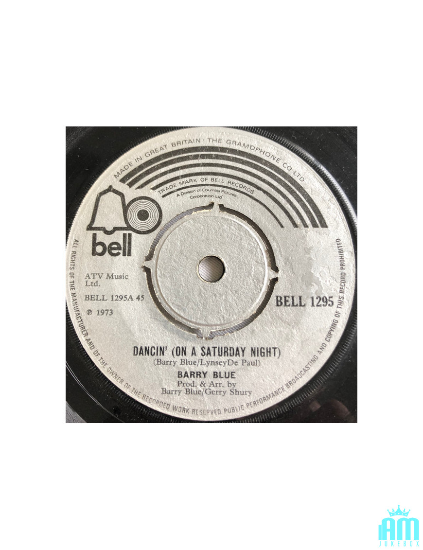 Dancin' (On A Saturday Night) [Barry Blue] – Vinyl 7", 45 RPM, Single [product.brand] 1 - Shop I'm Jukebox 