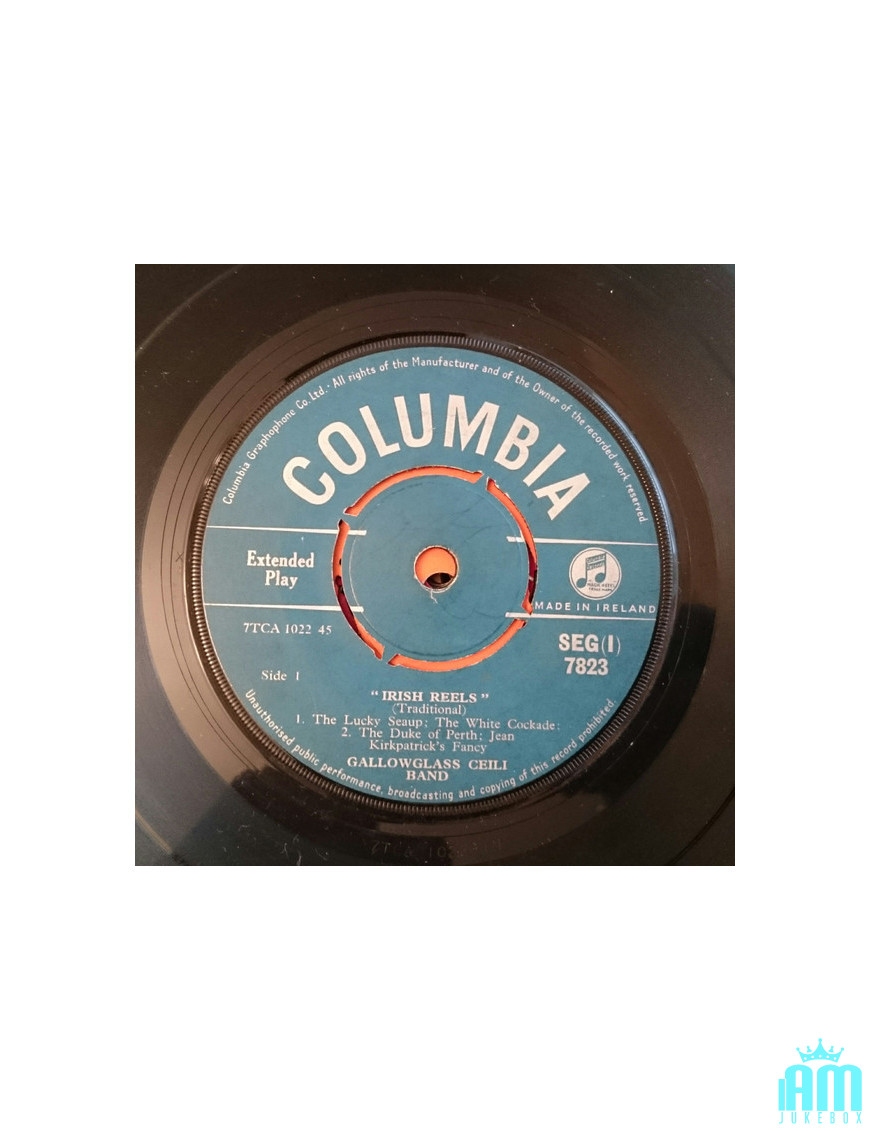 Irish Reels [Gallowglass Ceili Band] - Vinyl 7", 45 RPM, EP [product.brand] 1 - Shop I'm Jukebox 