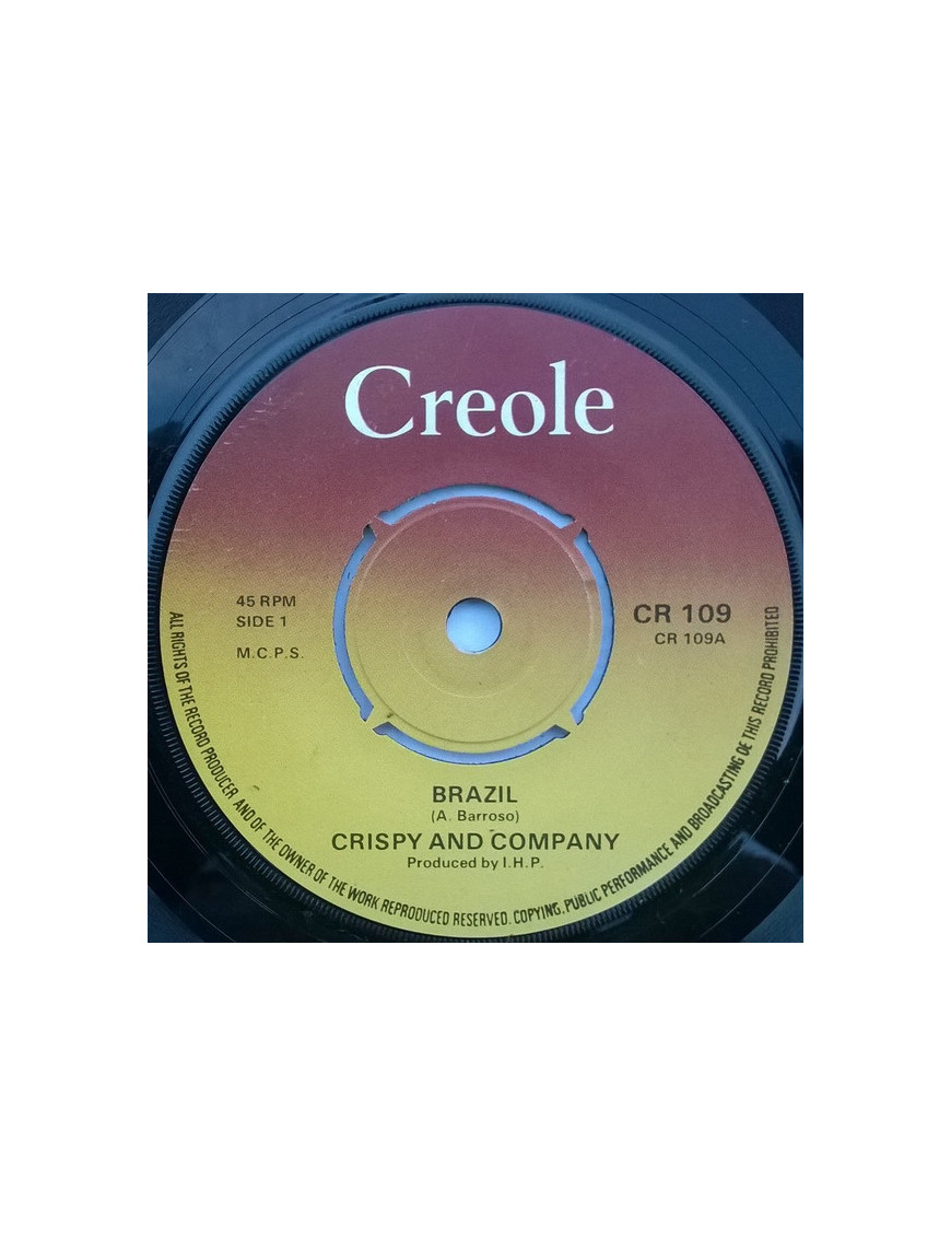 Brazil [Krispie And Company] - Vinyl 7", Single, 45 RPM [product.brand] 1 - Shop I'm Jukebox 