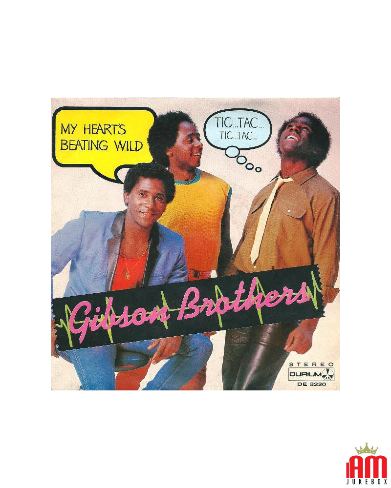 My Heart's Beating Wild Tic Tac Tic Tac [Gibson Brothers] - Vinyl 7", 45 RPM, Stereo [product.brand] 1 - Shop I'm Jukebox 