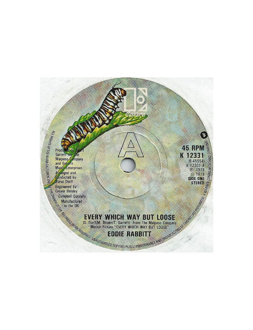 Every Which Way But Loose [Eddie Rabbitt] - Vinyl 7", 45 RPM [product.brand] 1 - Shop I'm Jukebox 
