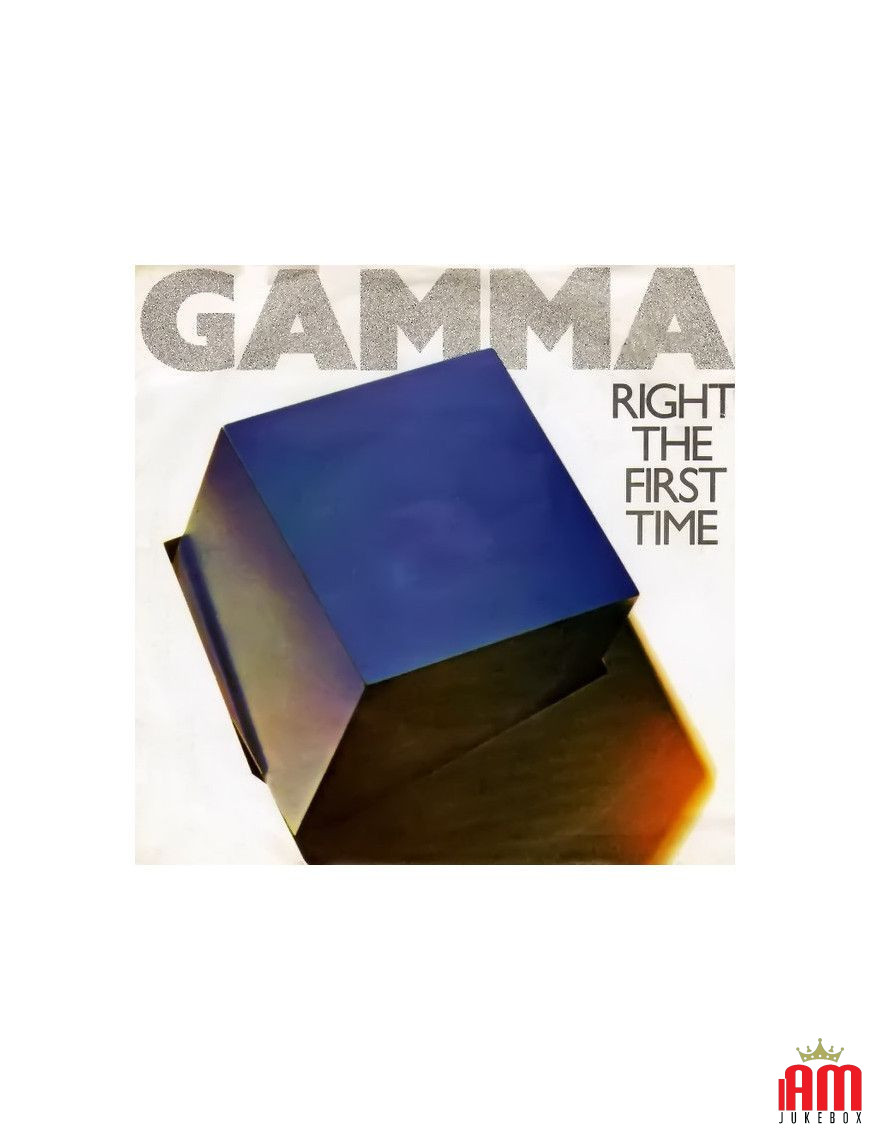 Right The First Time [Gamma (5)] - Vinyl 7", 45 RPM, Single [product.brand] 1 - Shop I'm Jukebox 