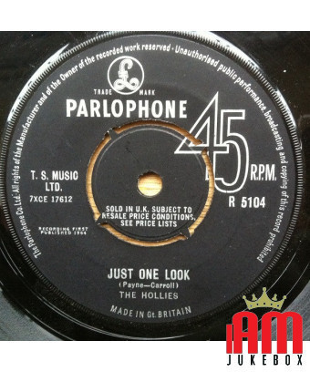 Just One Look [The Hollies] - Vinyle 7", 45 tours, Single [product.brand] 1 - Shop I'm Jukebox 