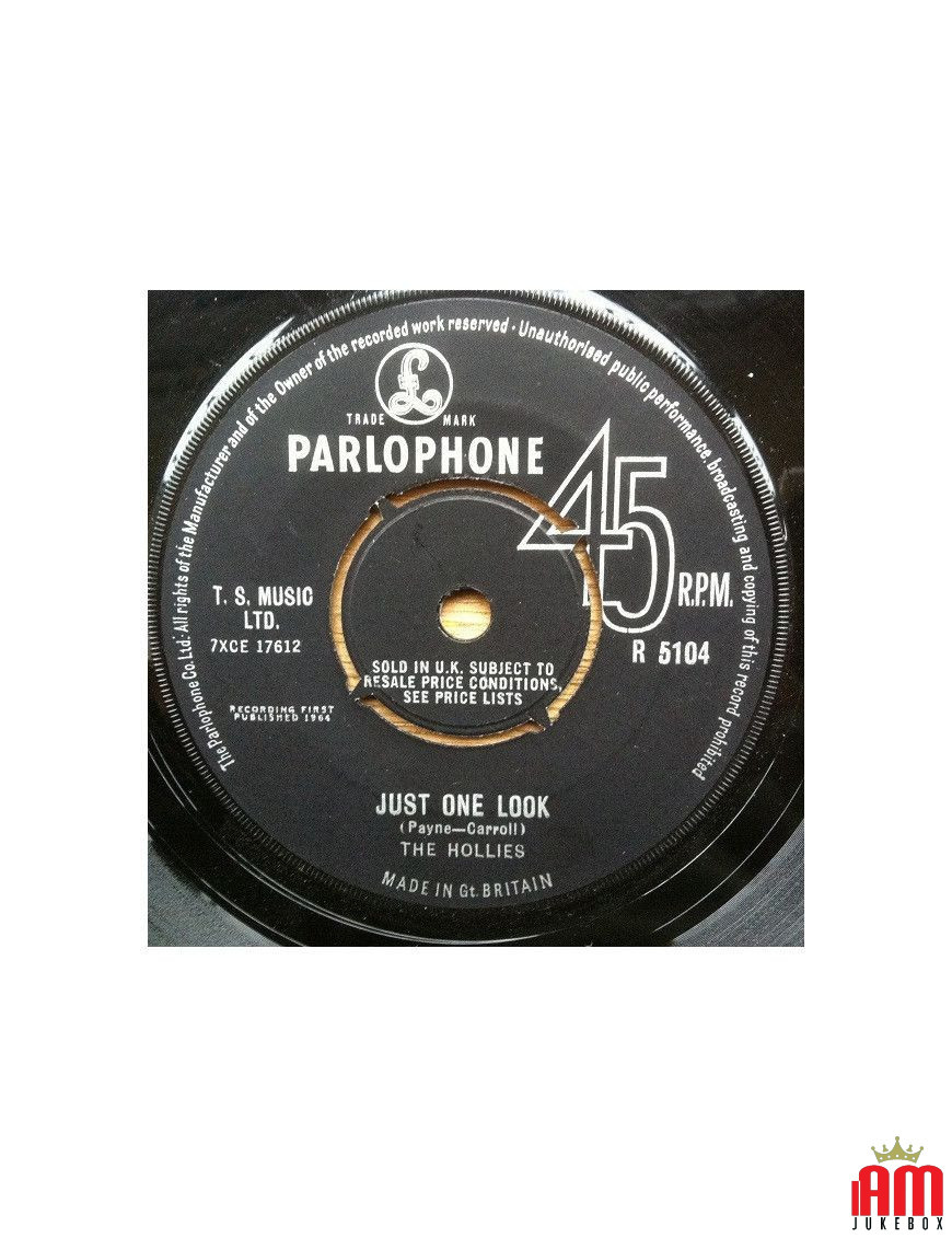 Just One Look [The Hollies] - Vinyl 7", 45 RPM, Single [product.brand] 1 - Shop I'm Jukebox 