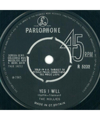 Yes I Will [The Hollies] -...