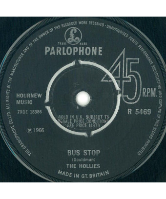 Arrêt de bus [The Hollies] - Vinyl 7", 45 RPM, Single [product.brand] 1 - Shop I'm Jukebox 