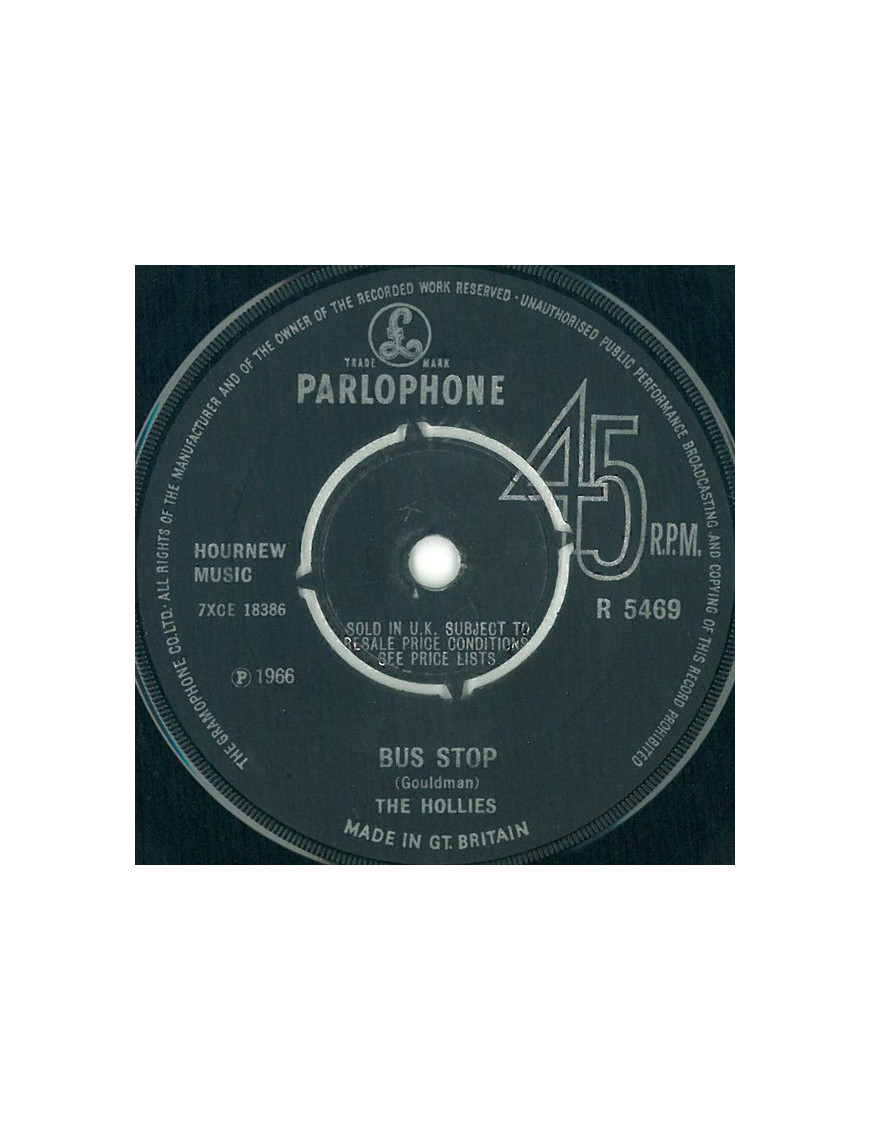 Bus Stop [The Hollies] - Vinyl 7", 45 RPM, Single
