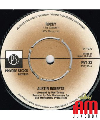 Rocky [Austin Roberts] – Vinyl 7", 45 RPM, Single [product.brand] 1 - Shop I'm Jukebox 