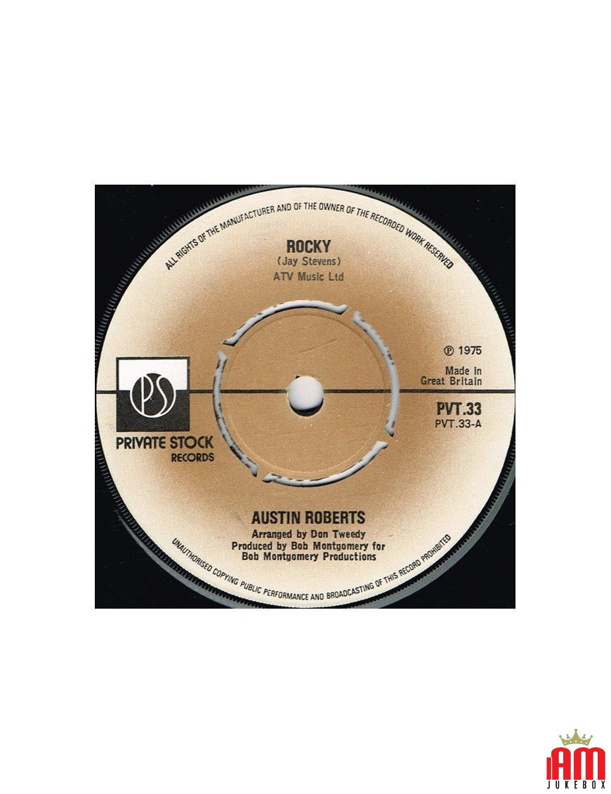 Rocky [Austin Roberts] - Vinyl 7", 45 RPM, Single [product.brand] 1 - Shop I'm Jukebox 