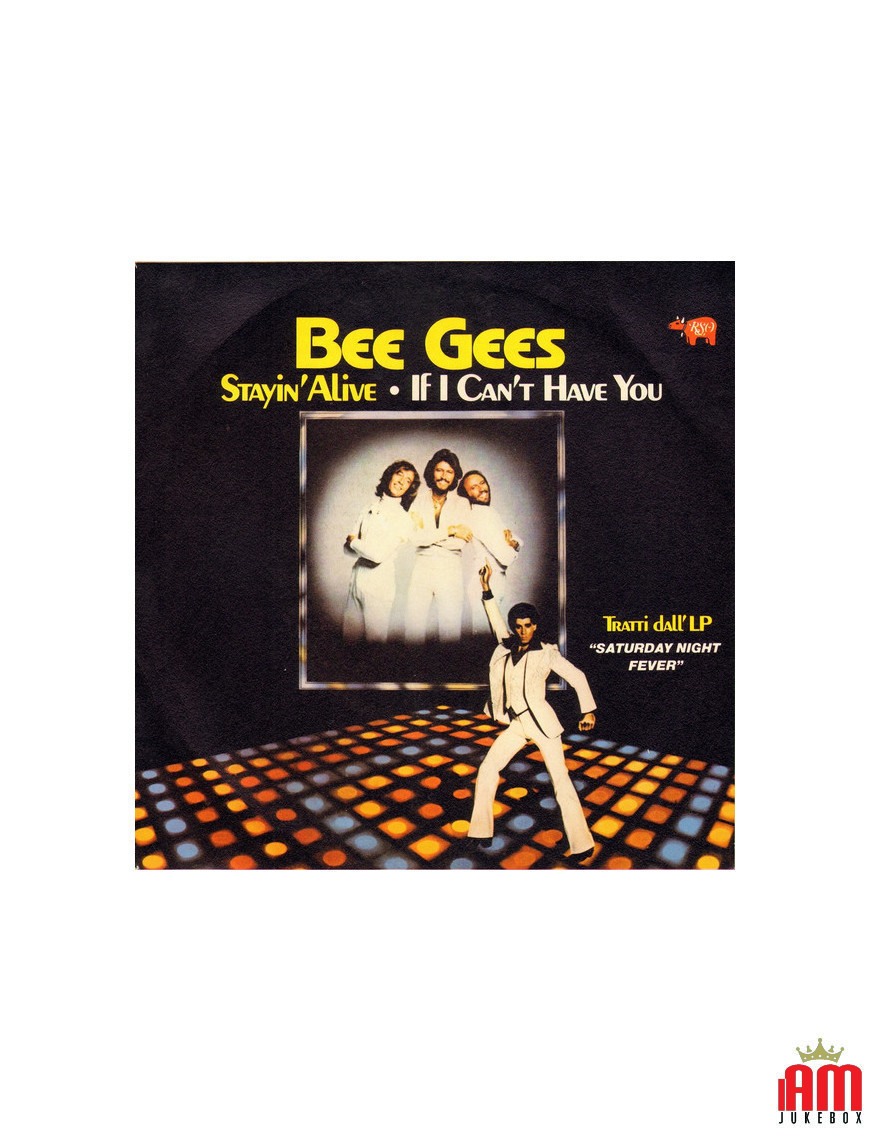 Stayin' Alive [Bee Gees] - Vinyl 7", 45 RPM, Single [product.brand] 1 - Shop I'm Jukebox 