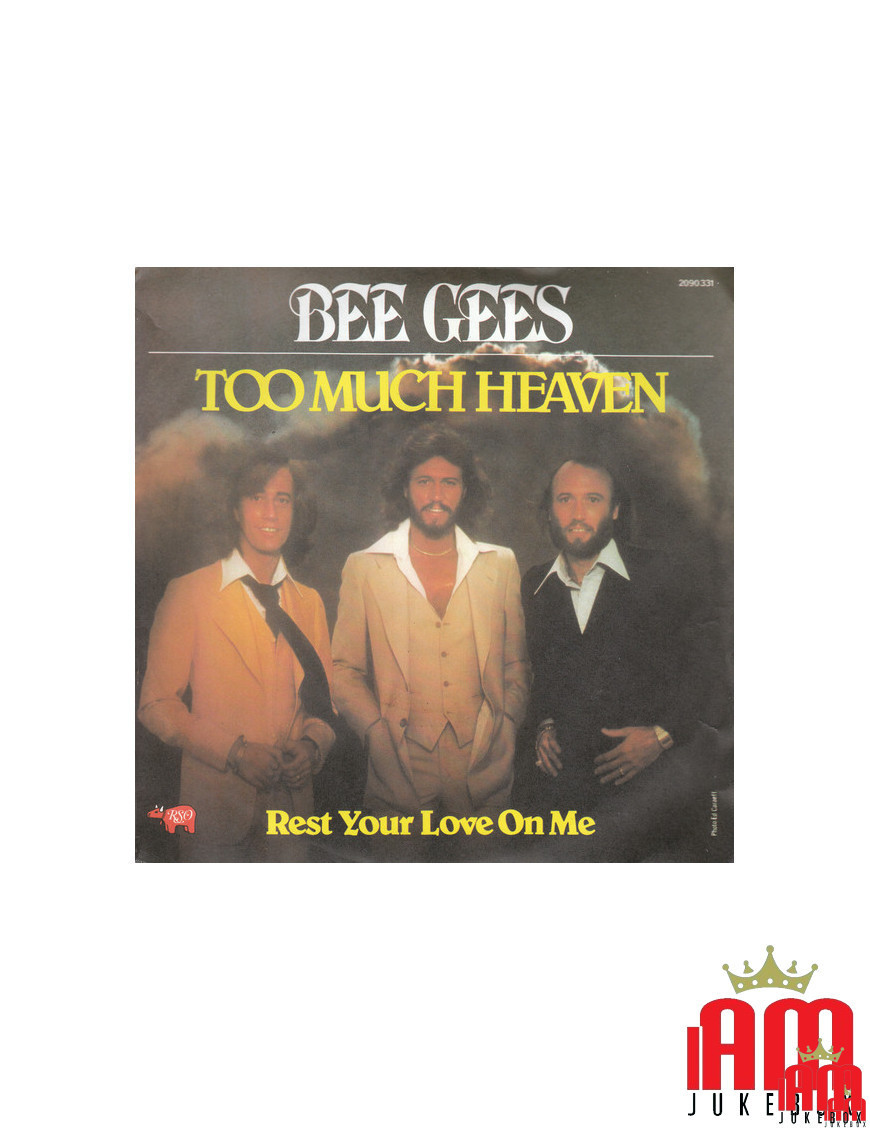 Too Much Heaven Rest Your Love On Me [Bee Gees] - Vinyl 7", 45 RPM, Single, Stereo [product.brand] 1 - Shop I'm Jukebox 