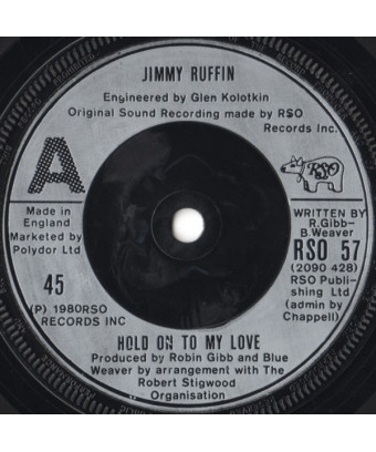 Hold On To My Love [Jimmy Ruffin] - Vinyl 7", 45 RPM, Single