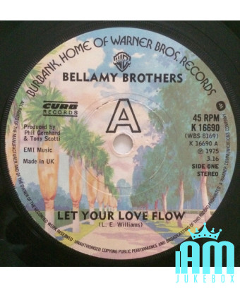 Laissez votre amour couler [Bellamy Brothers] - Vinyl 7", 45 RPM, Single [product.brand] 1 - Shop I'm Jukebox 