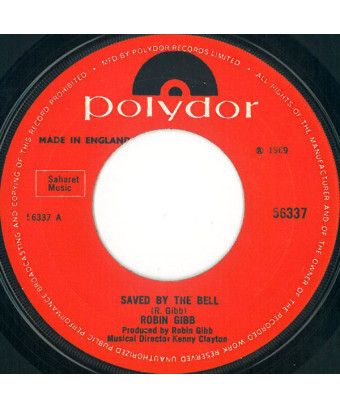 Saved By The Bell [Robin Gibb] - Vinyl 7", 45 RPM, Single [product.brand] 1 - Shop I'm Jukebox 