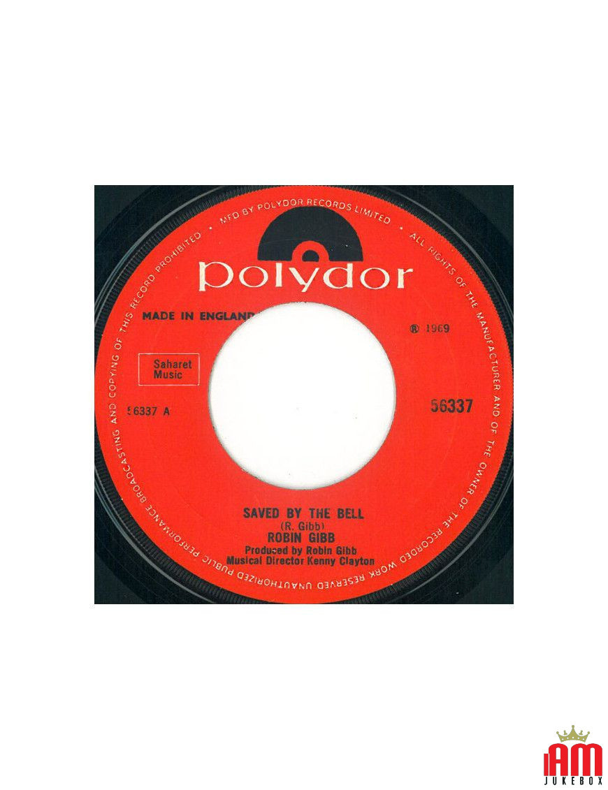 Sauvés par le gong [Robin Gibb] - Vinyl 7", 45 tr/min, Single [product.brand] 1 - Shop I'm Jukebox 