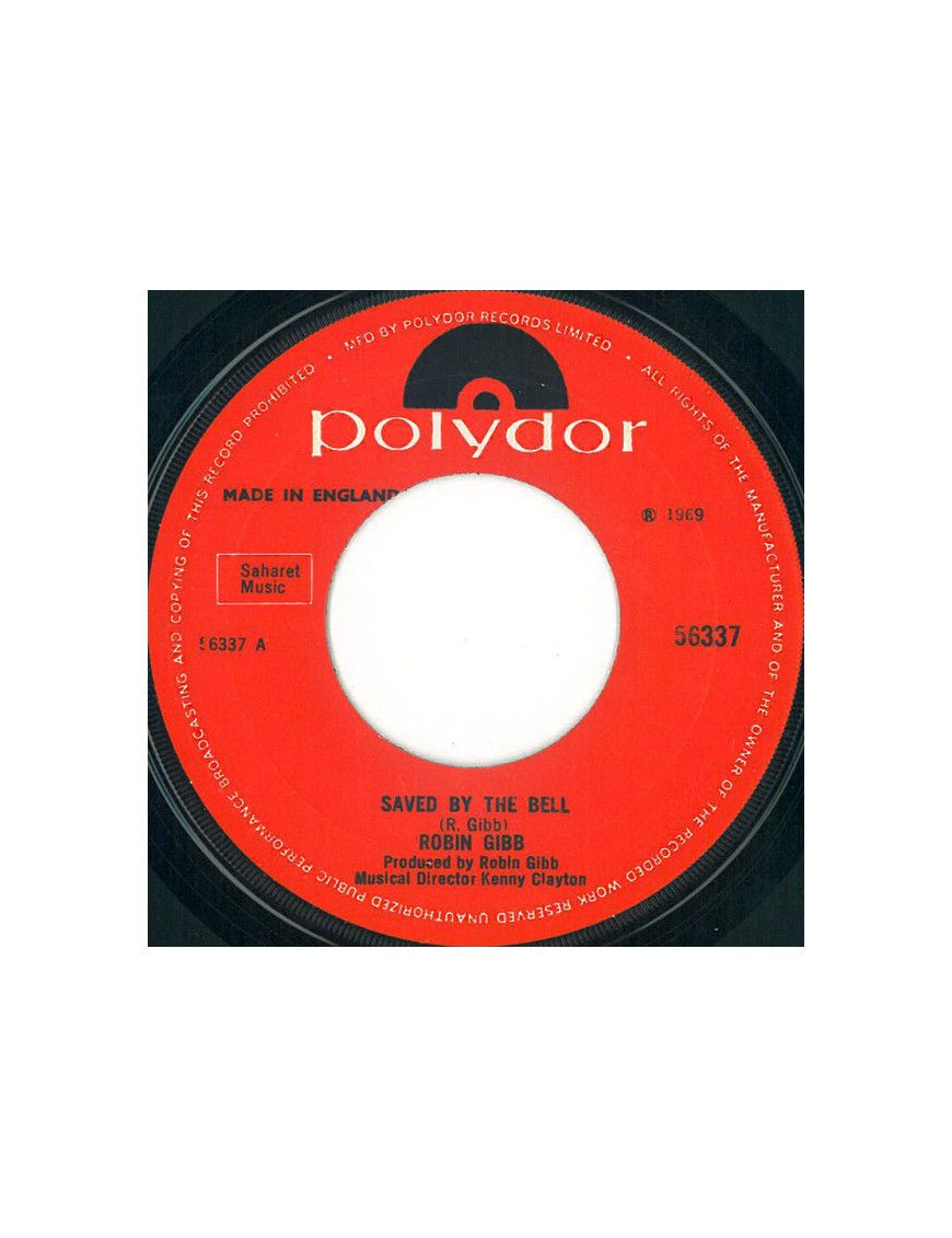 Saved By The Bell [Robin Gibb] – Vinyl 7", 45 RPM, Single [product.brand] 1 - Shop I'm Jukebox 