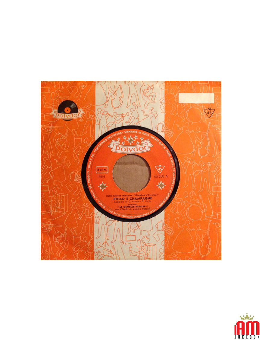 Chicken & Champagne [Alice & Ellen Kessler] – Vinyl 7", 45 RPM, Mono [product.brand] 1 - Shop I'm Jukebox 