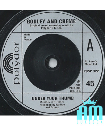 Sous votre pouce [Godley & Creme] - Vinyl 7", 45 RPM, Single [product.brand] 1 - Shop I'm Jukebox 